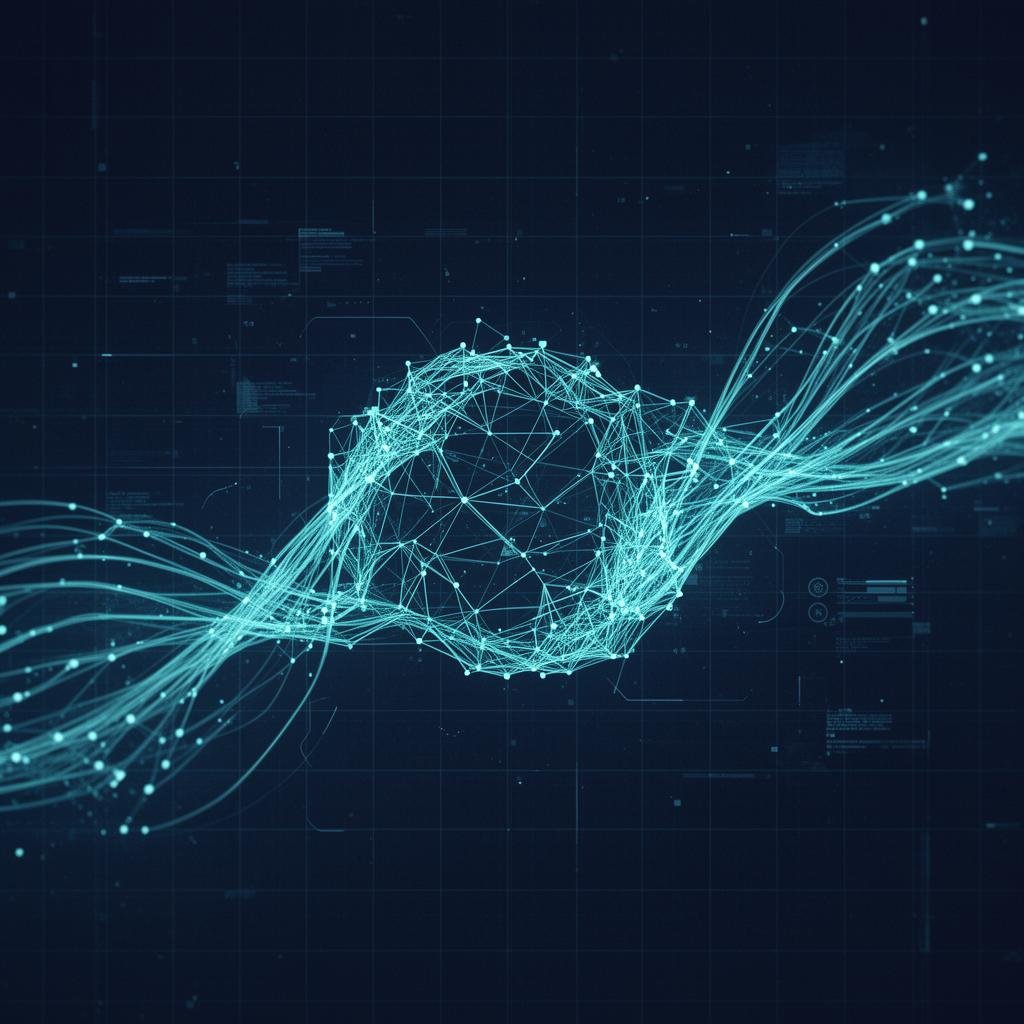 Live global threat mesh visualization